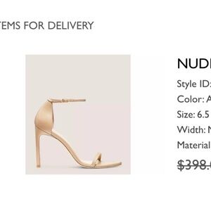 Stuart Weitzman nudistsong heels